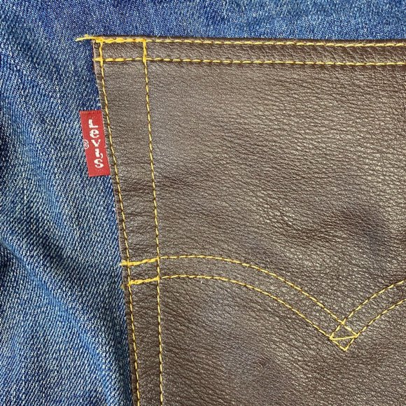 Junya Watanabe x Levi's 513 Patchwork Jeans Men's Size 32x32 / Medium - Picture 9 of 11